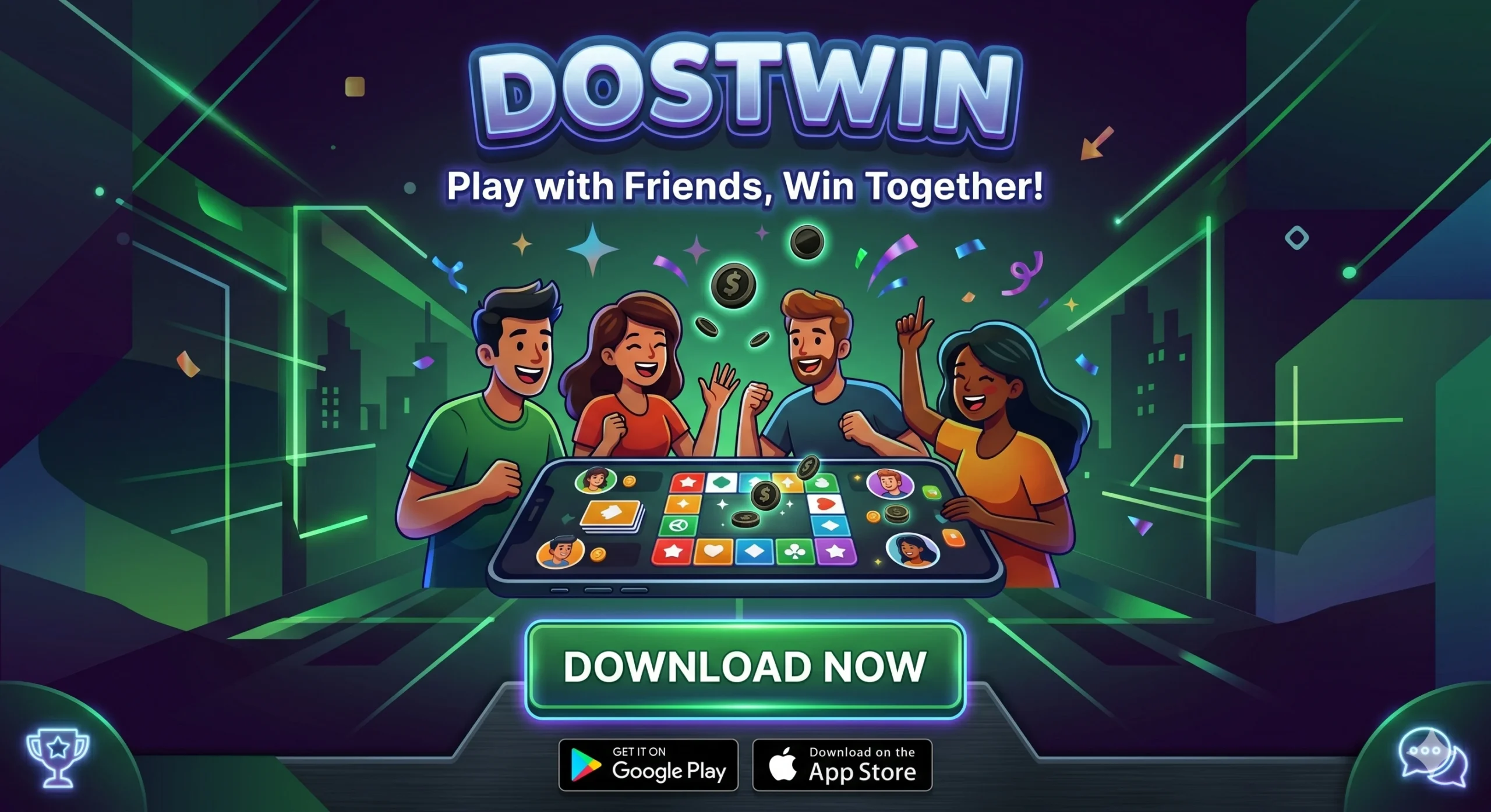 Dostwin Game App Download - Official APK Installation Visual
